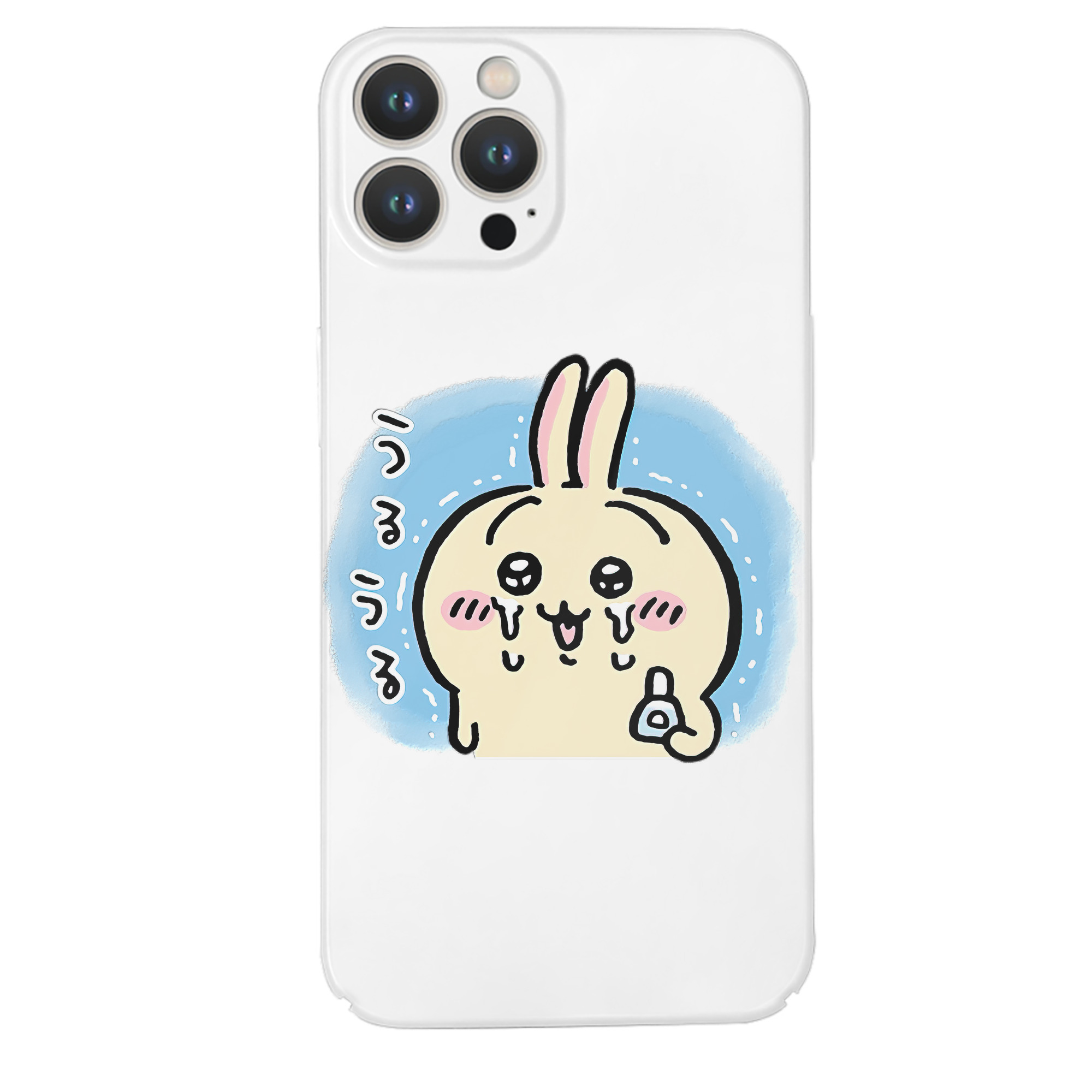 （画像用） ちいかわ うさぎ Chii-kawa usagi 【iPhone 14シリーズ対応】ハードケース